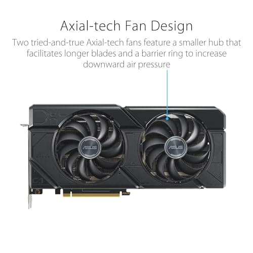Asus Radeon RX 7800 XT DUAL OC 16GB GDDR6 Black image