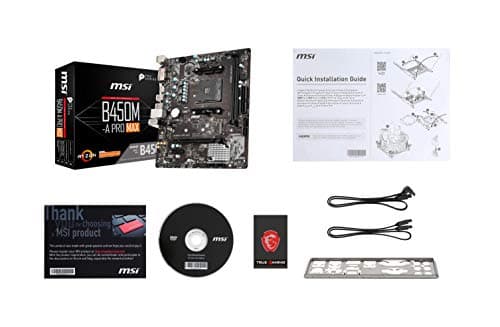 MSI B450 M-A PRO MAX AM4 DDR4 Micro ATX image
