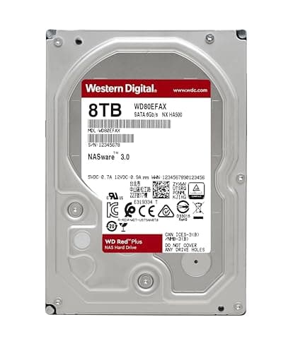 Western Digital Red 8TB HDD 5400RPM 3.5" SATA image