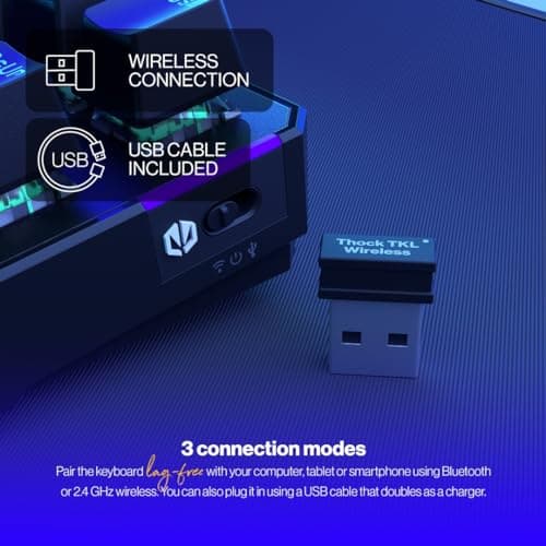 ENDORFY Thock RGB Bluetooth/Wireless/Wired Gaming Keyboard image