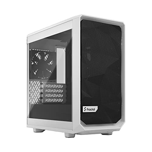 Fractal Design Meshify 2 Mini MicroATX Mid Tower White/Black Tempered Glass Side Panel, USB 3.2 Gen 2 Type-C and USB 3.2 Gen 1 Type-A main image