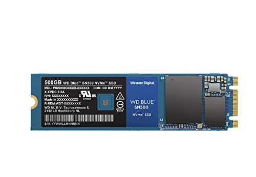 Western Digital Blue 500GB SSD M.2 PCIe 3.0 NVMe image