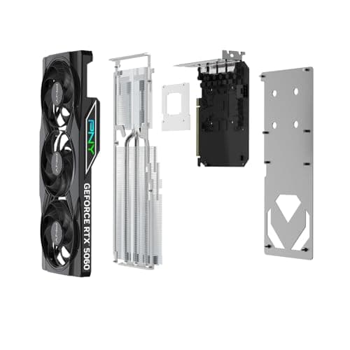 PNY ARGB EPIC-X RGB OC GeForce RTX 5060 8GB GDDR7 Black image