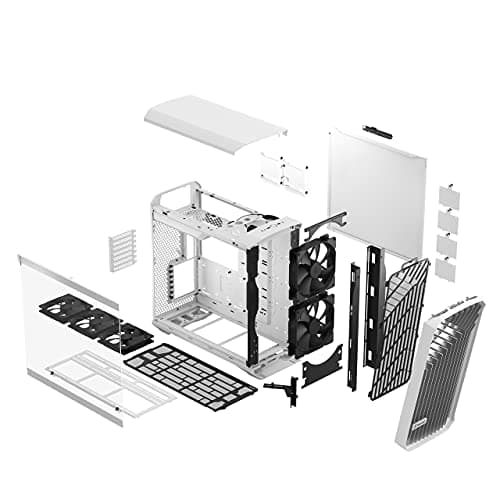 Fractal Design Torrent EATX Mid Tower White TG Clear Tint image