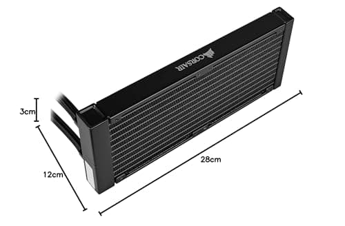 Corsair iCUE H100i RGB PRO XT 75 CFM Water 240mm RGB 75 CFM Black image