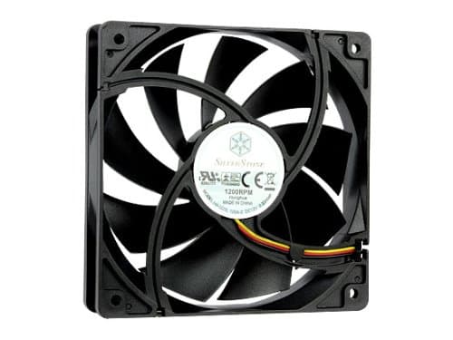 Silverstone FN 120mm Black 58.47 CFM image