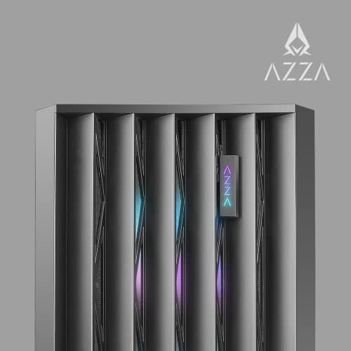 Azza Legionaire 470 ATX Mid Tower Black Mesh Side Panel image