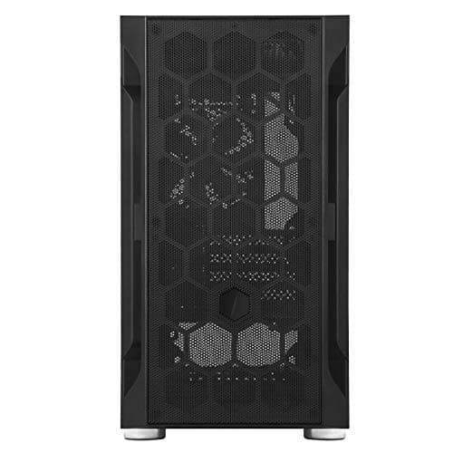 Silverstone FARA H1M Micro ATX Mini Tower Black with Tempered Glass Side Panel and USB 3.2 Gen 1 Type-A, USB 2.0 Type-A image