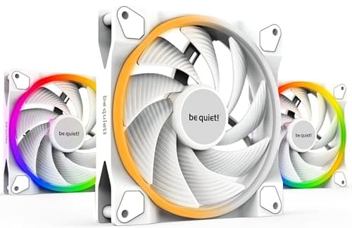 be quiet! Light Wings 140mm White PWM ARGB 3-Pack High Speed image