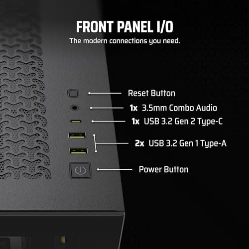 Corsair iCUE LINK 3500X RGB ATX Mid Tower Black Tempered Glass image