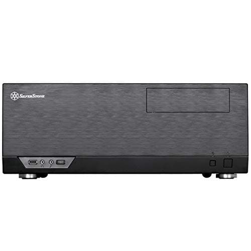 Silverstone GD09 HTPC Black Mesh Side Panel with USB 3.2 Gen 2 Type-C USB 3.2 Gen 1 Type-A image
