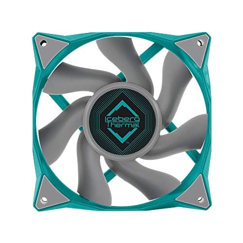 Iceberg Thermal IceGALE 120mm Teal PWM 76 CFM 3-Pack image