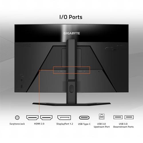 Gigabyte M32QC-SA 31.5" 1440p 170Hz VA Curved Monitor image