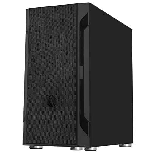 Silverstone FARA H1M Micro ATX Mini Tower Black with Tempered Glass Side Panel and USB 3.2 Gen 1 Type-A, USB 2.0 Type-A image