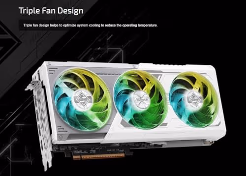 ASRock Steel Legend Radeon RX 9070 XT 16GB GDDR6 White / Gray image