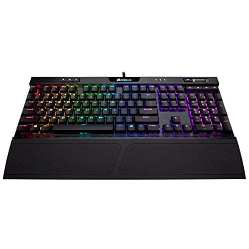 Corsair RGB MK.2 Cherry MX Low Profile Red Wired Gaming Keyboard image