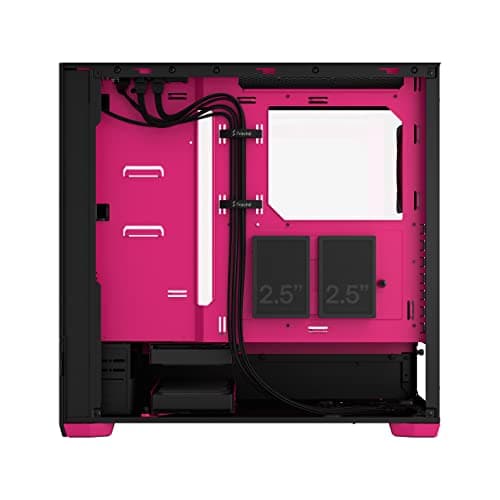 Fractal Design Pop Air ATX Mid Tower Pink / Black Tempered Glass Side Panel image