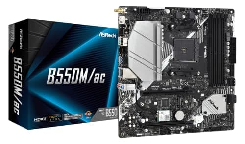 ASRock B550 B550M-C AM4 DDR4 Micro ATX image