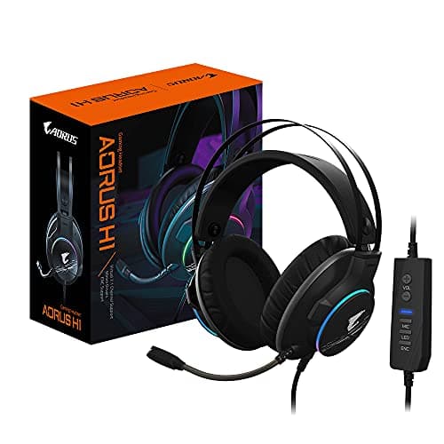 Gigabyte Aorus H1 7.1 Channel Closed Gaming Headset image