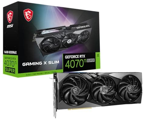 MSI GAMING X SLIM GeForce RTX 4070 Ti SUPER 16GB GDDR6X White / Silver main image