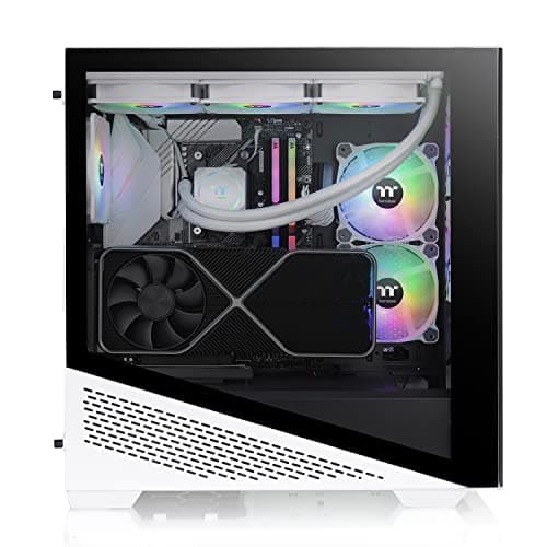 Thermaltake Divider 370 ATX Mid Tower Snow Tempered Glass ARGB image