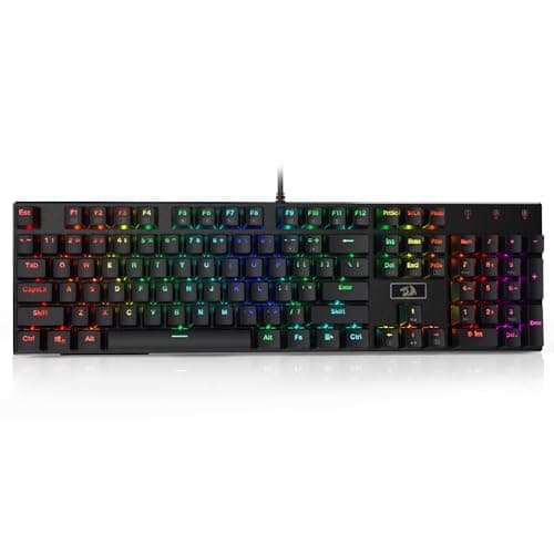 Redragon DEVARAIAS K556 RGB Wired Outemu Brown Switch Mechanical Gaming Keyboard image
