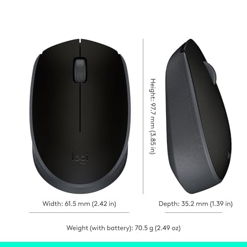 Logitech M170 Wireless/Wired Optical Mouse image
