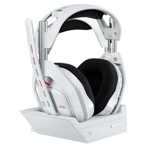 Logitech ASTRO A50 (GEN 5) Closed-Back White/Red Headset image