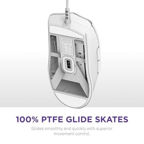 NZXT Lift 2 Ergo White Wired Optical Mouse image