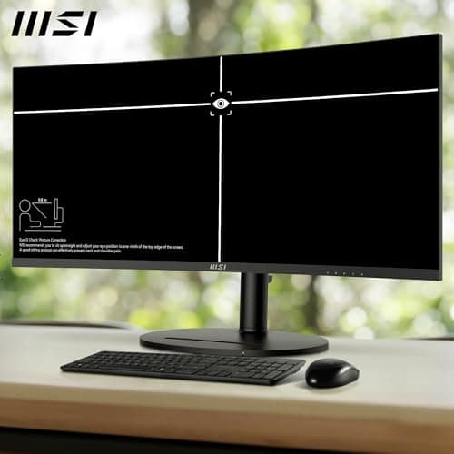 MSI Modern MD342CQP 34" 3440x1440 120Hz VA Curved Monitor image