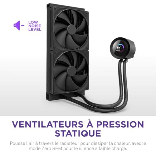 NZXT Kraken Plus Water 280mm 93.2 CFM Black image