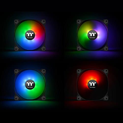 Thermaltake Pure Plus 120mm Black PWM RGB TT Premium Edition 3-Pack image
