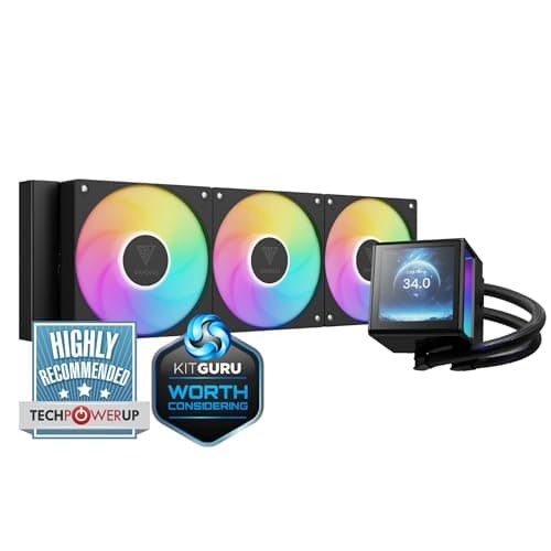 GAMDIAS CHIONE P5 81.81 CFM Water 360mm Black main image