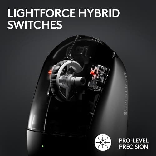 Logitech PRO X Superlight 2 Wireless Gaming Mouse Black image