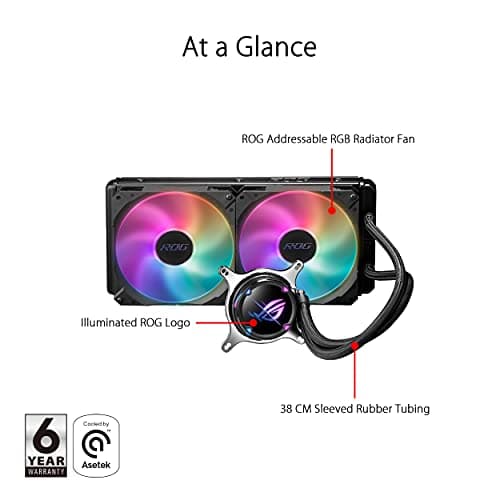 Asus ROG STRIX LC II Water 280mm ARGB Black image