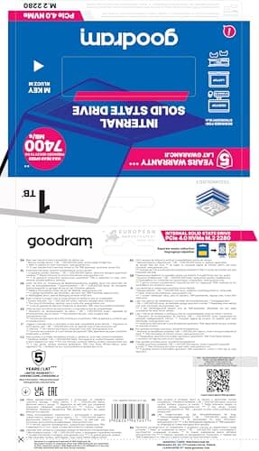 GOODRAM PX700 1.024 TB SSD M.2-2280 PCIe 4.0 X4 NVMe image