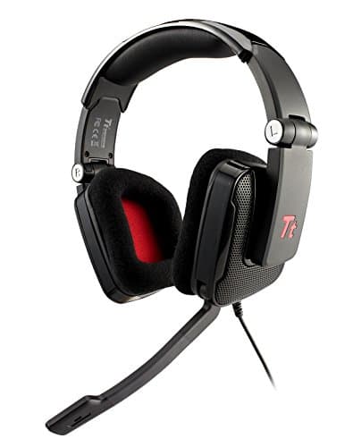 Thermaltake SHOCK Closed-Back Black / Red Headset main image