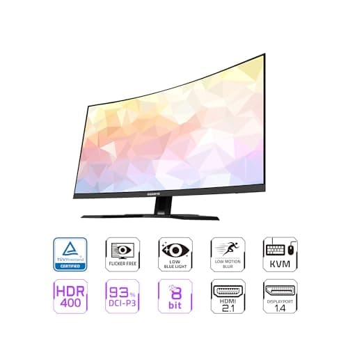 Gigabyte M32UC 31.5" 4K 160Hz VA Curved Monitor image