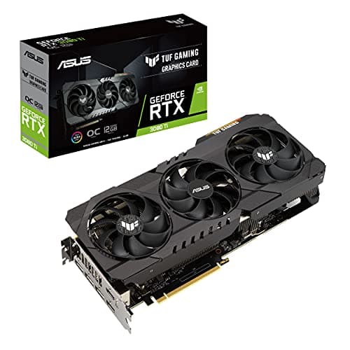 Asus TUF GAMING OC GeForce RTX 3080 Ti 12GB GDDR6X Black main image