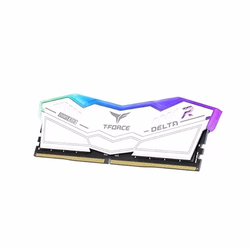 TEAMGROUP T-Force Delta RGB White DDR5-6000 CL38 32GB (2x16GB) image