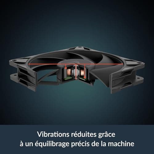 ARCTIC P14 Pro 140mm Black PWM PST 110 CFM 5-Pack image