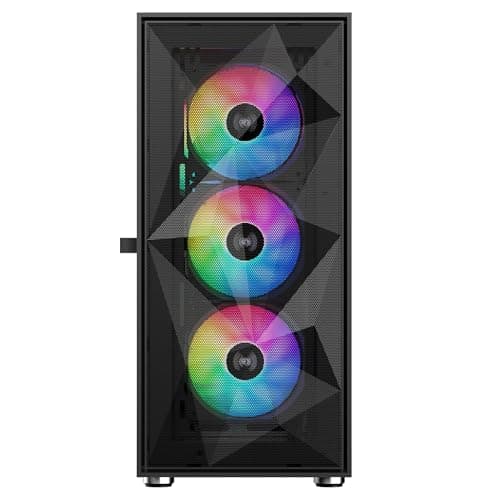 SAMA 3509 ATX Mid Tower Black Tempered Glass image