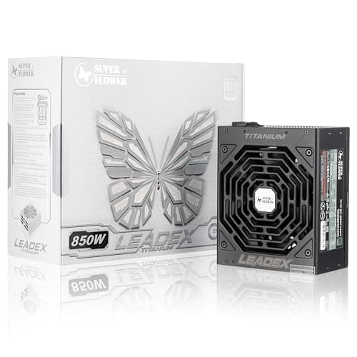 Super Flower Leadex Black Titanium 850W Fully Modular 80+ Titanium Certified image