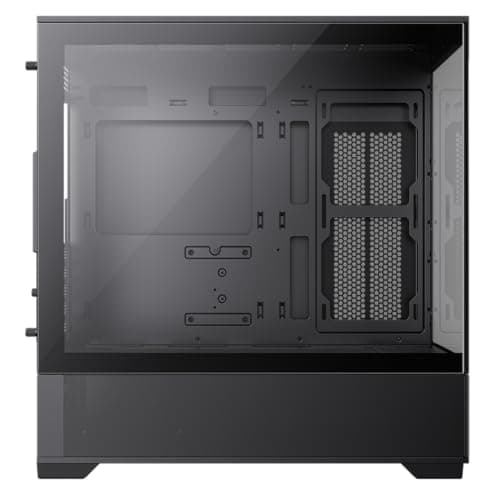 GameMax Vista M Micro ATX Mini Tower Black with Tempered Glass Side Panel and USB 3.2 Gen 1 Type-A, USB 2.0 Type-A Front Panel image