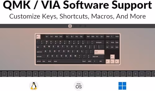 Keychron C3 Pro Wired Standard Mechanical Keyboard with Keychron K Pro Brown Switches image