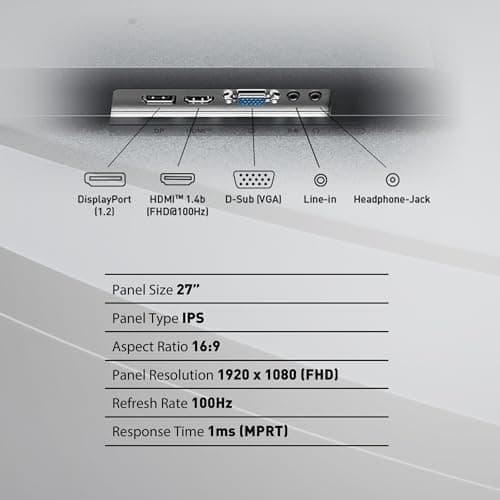 MSI PRO MP275PG 27" 1080p 100Hz IPS Monitor image