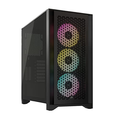 Corsair iCUE 4000D RGB AIRFLOW Mid-Tower ATX Case - Black image