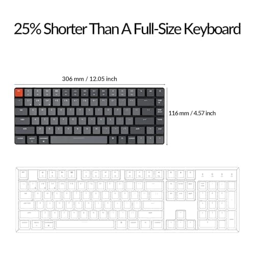 Keychron K3 V2 Ultra-slim RGB Wired/Wired/Bluetooth Standard Keyboard image