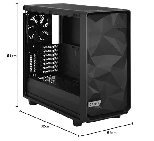 Fractal Design Meshify 2 Black ATX Flexible Mid Tower Computer Case image