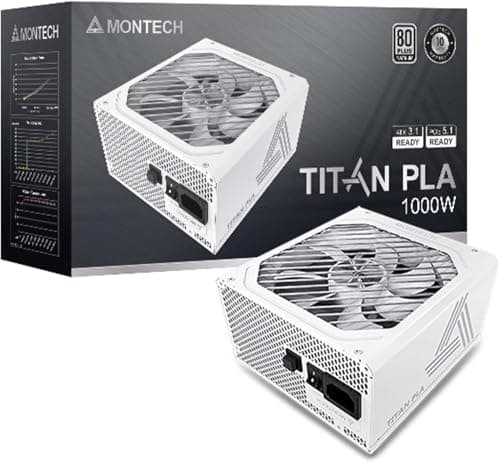 Montech TITAN PLA 1000W Fully Modular 80+ Platinum Certified image